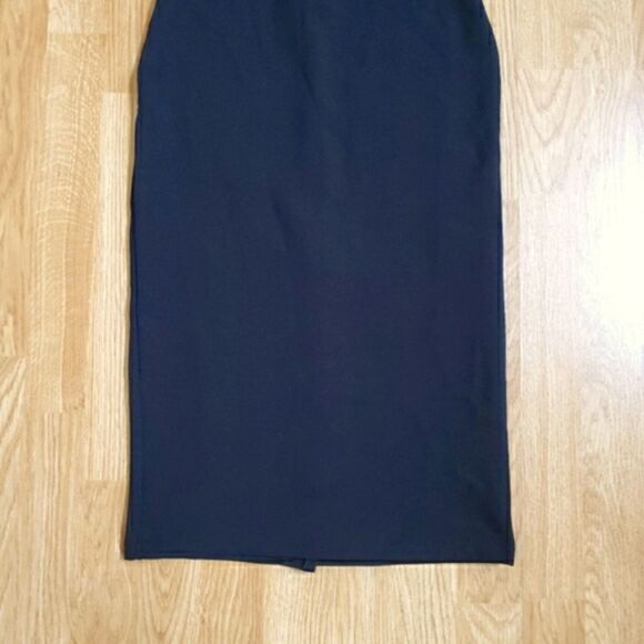 Topshop Twist Bow Sheath Dress - size 2 in Black - Picture 4 of 13